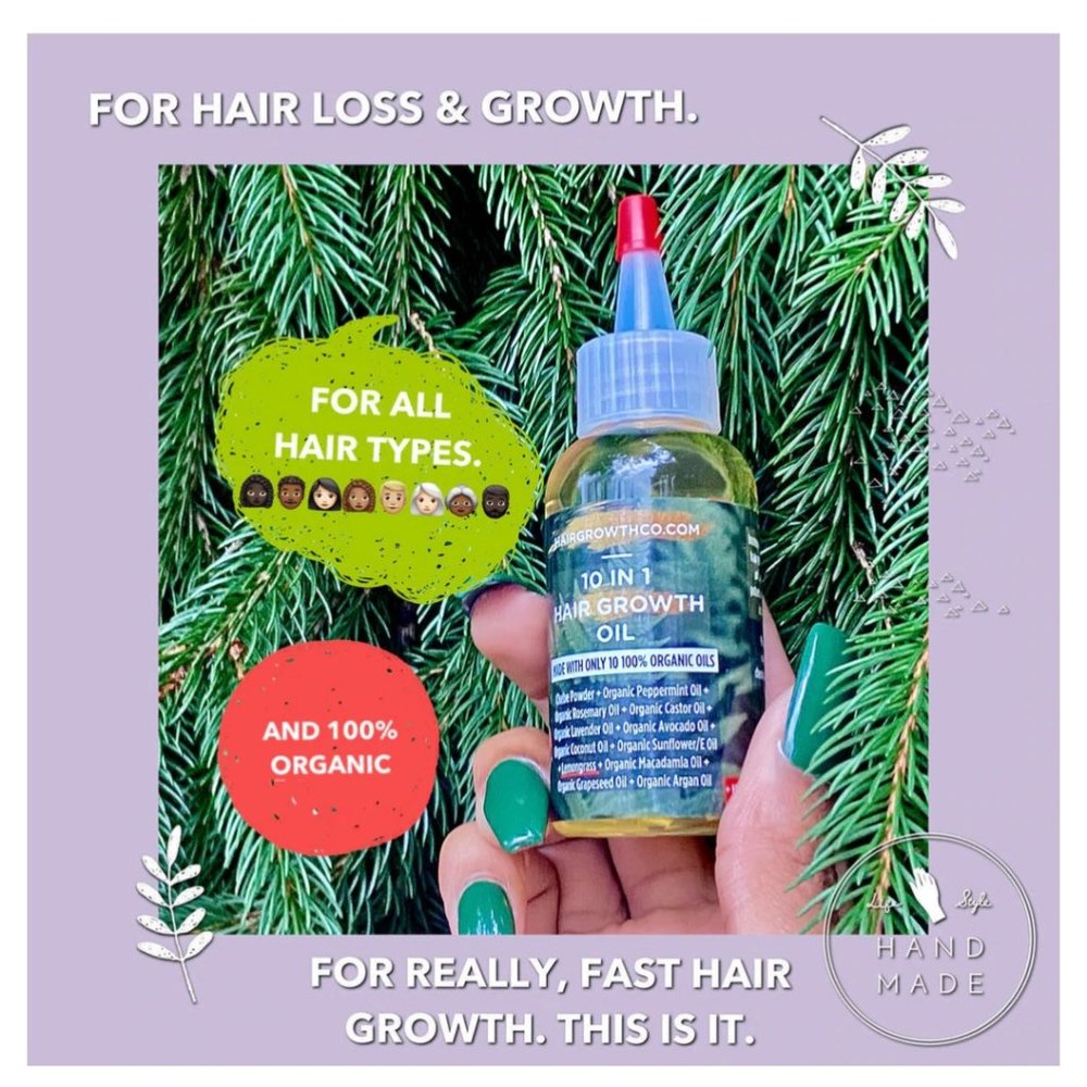 10 in 1 Hair Growth Oil- 2fl oz